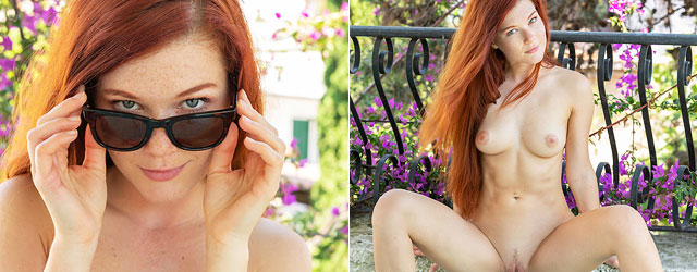 Mia Sollis Fiery Redhead
